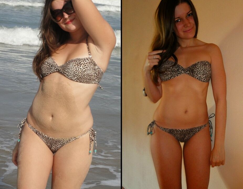 before and after pictures of egg diet